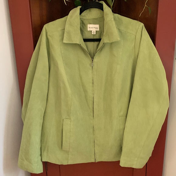 Studio Works Jackets & Blazers - 🌈 Studio Works Ultra Suede Zipper Front Jacket